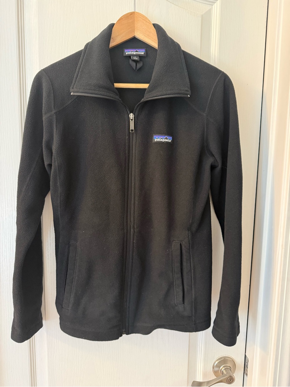 Patagonia Black Fleece Jacket Full Zip - Lightweight